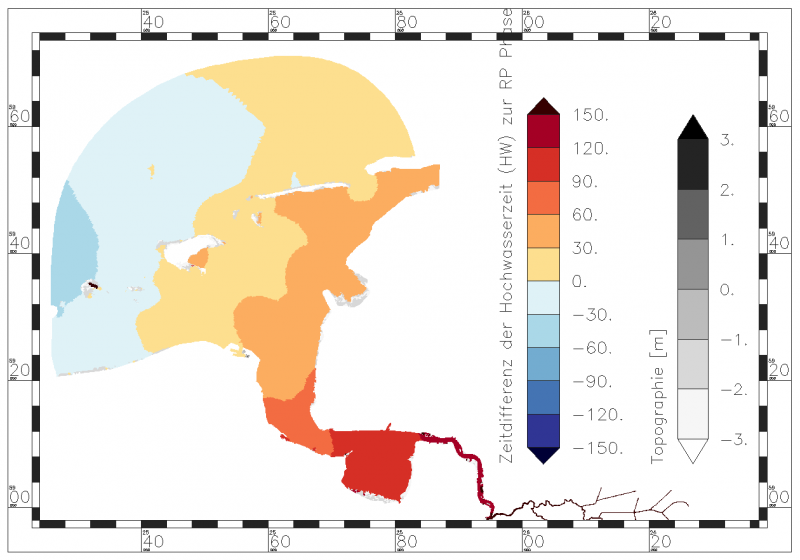 Eintrittszeit des Hochwasserstands innerhalb des Analysezeitraums
