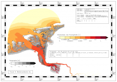 Standard deviation of tracer from the Westerwoldsche Aa within the period of data analysis